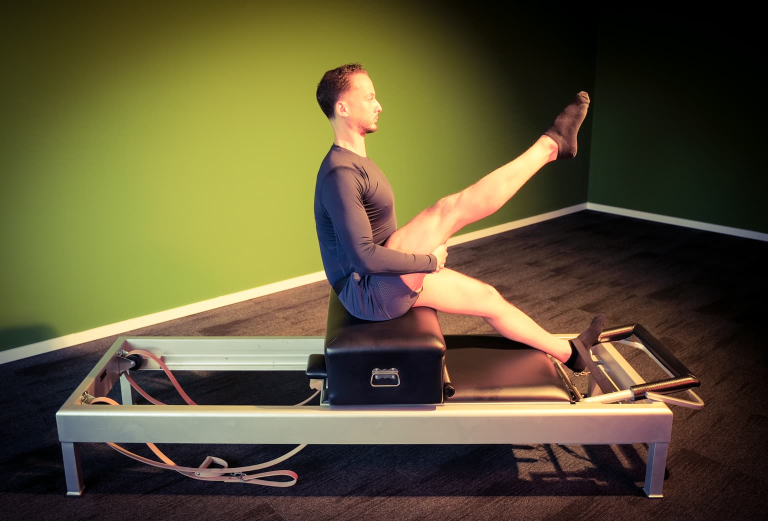 Pilatesdemonstratie op de Reformer, foto 3