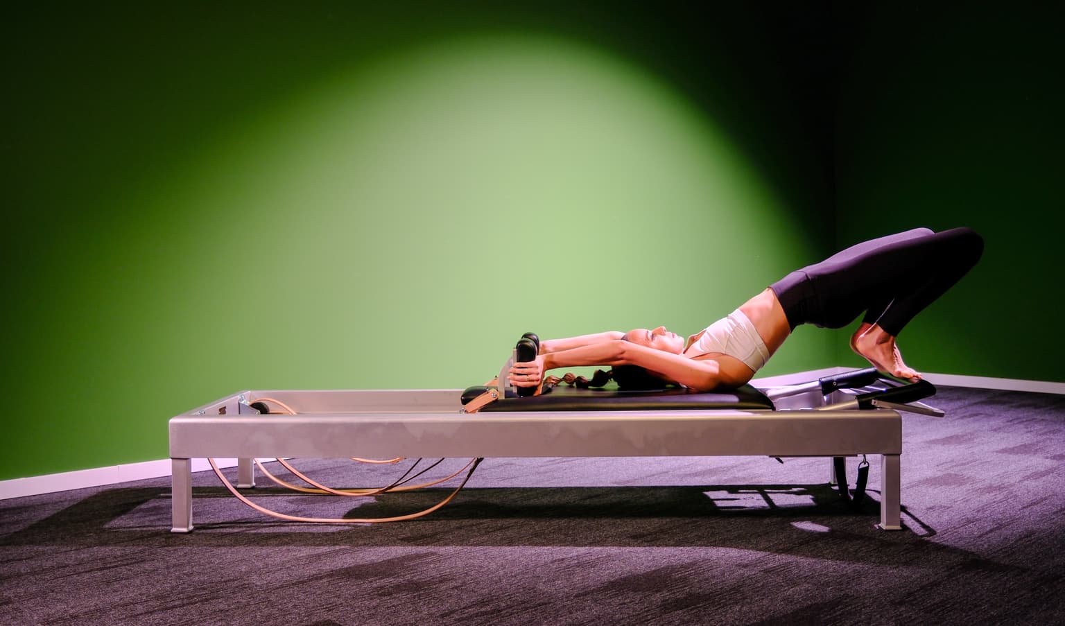 Pilatesdemonstratie op de Reformer, foto 8